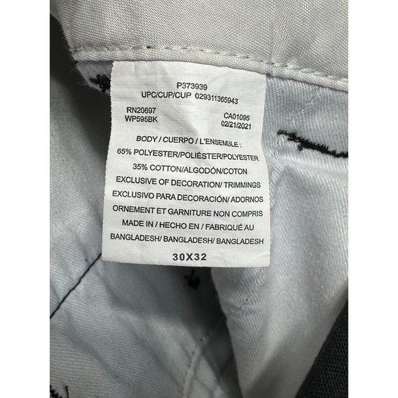 Dickies Custom Cargo Pants 30 x 32 Black with Painted Artwork Flames and Chains - Picture 15 of 16